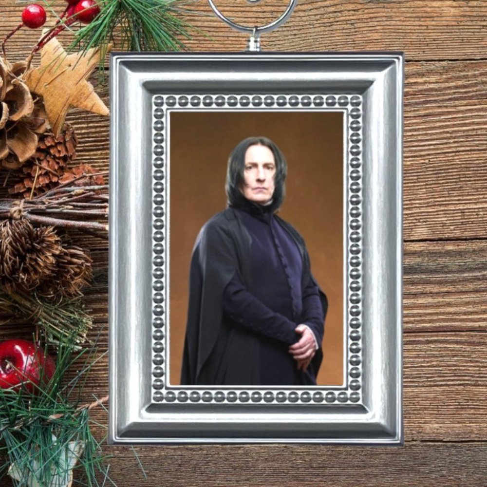 Harry Potter Professor Severus‎ Snape Portrait Christmas Tree Ornament